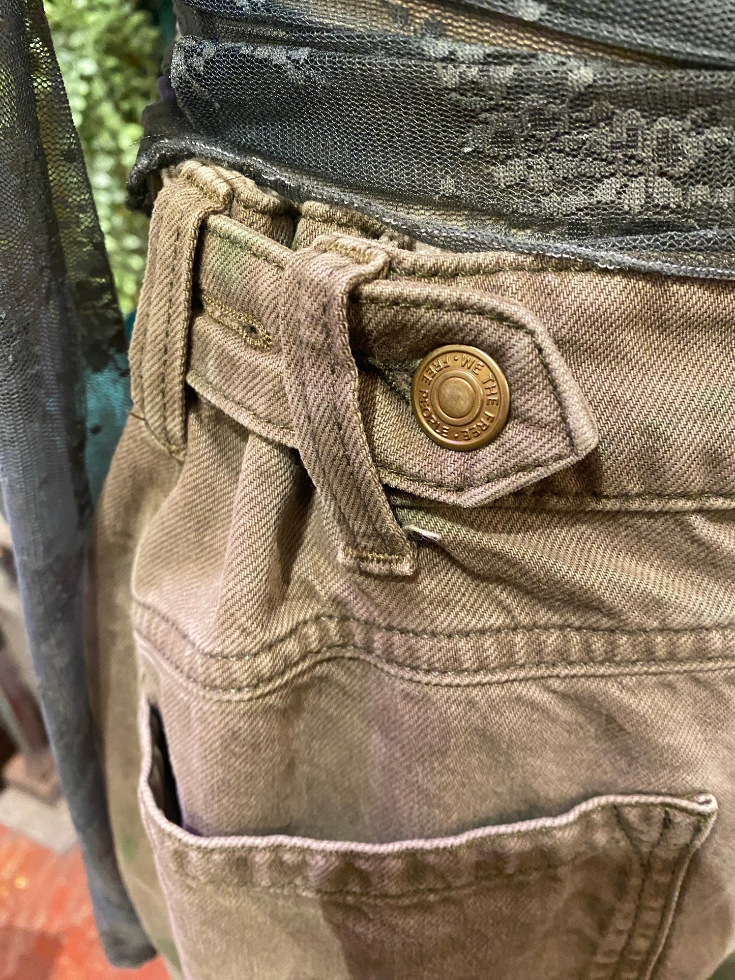 Custom Dyed Palmer Jeans - Breen