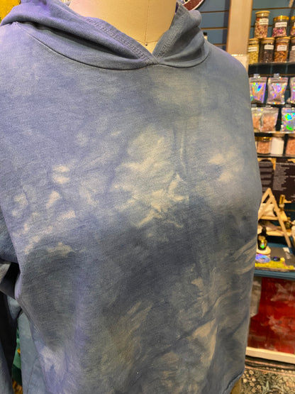 Custom Dyed Hoodie - Dark Sky
