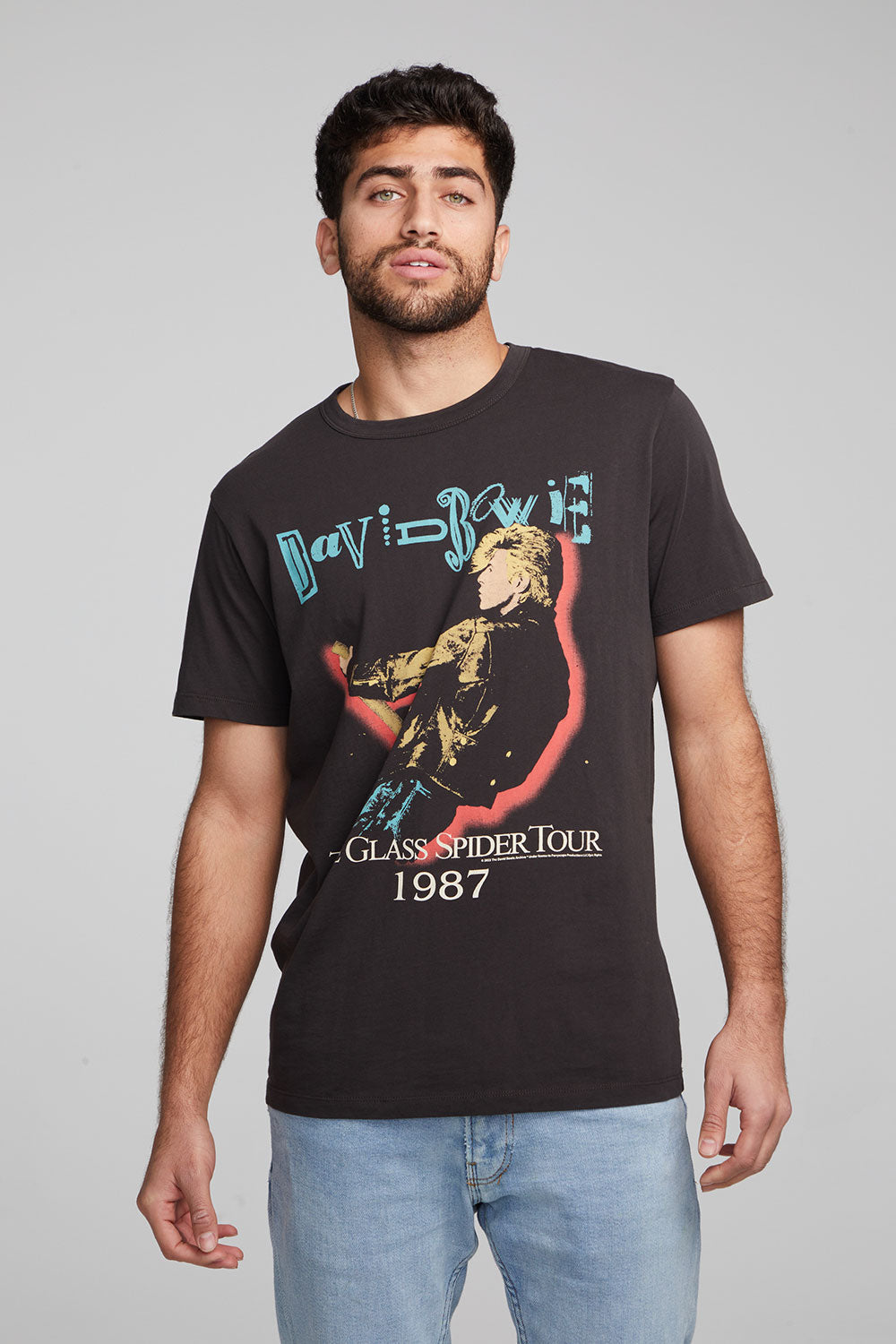 David Bowie The Glass Spider Tour Crew Neck Tee - La De Da