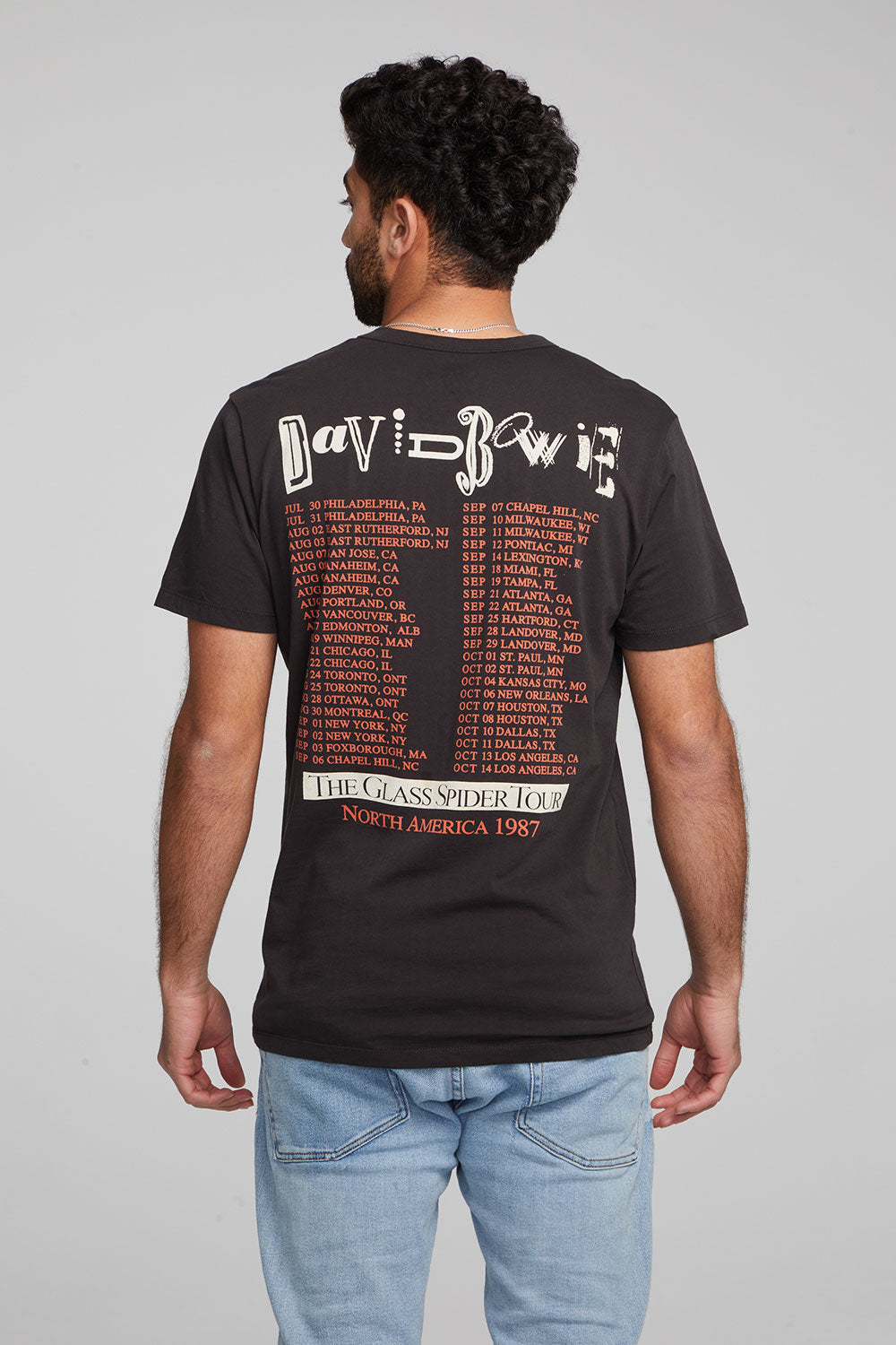 David Bowie The Glass Spider Tour Crew Neck Tee - La De Da