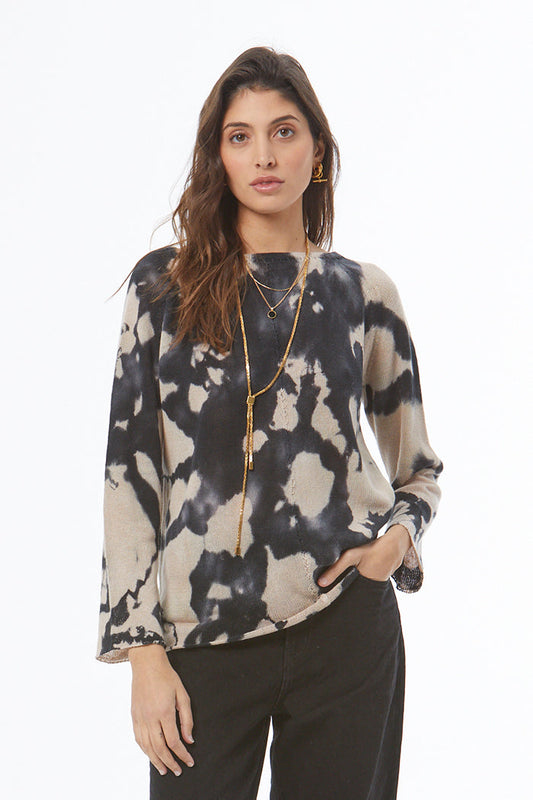 Willow Sweater - Champagne Universe Wash
