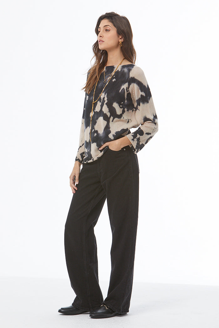 Willow Sweater - Champagne Universe Wash