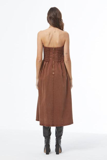 Donna Day Dress - Sepia Pigment