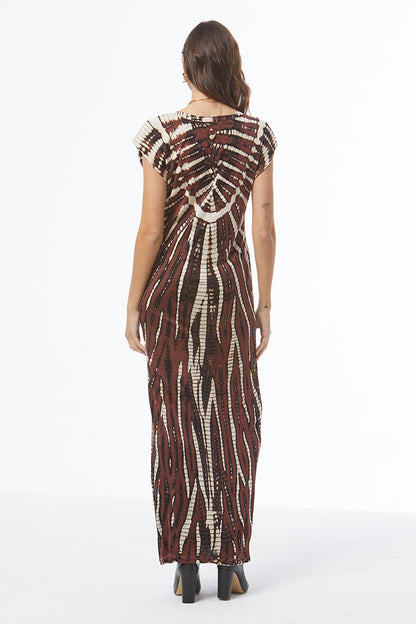 Mackenzie Muscle Tee Dress - Sepia Nexus Wash