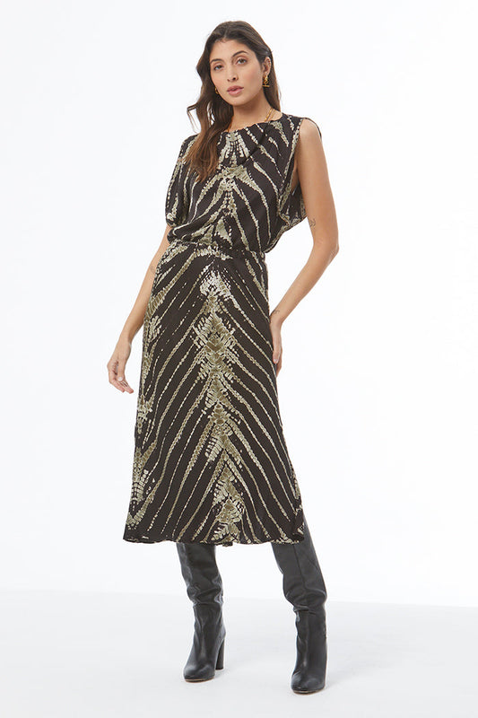 Felicity Skirt - Black Savannah Wash