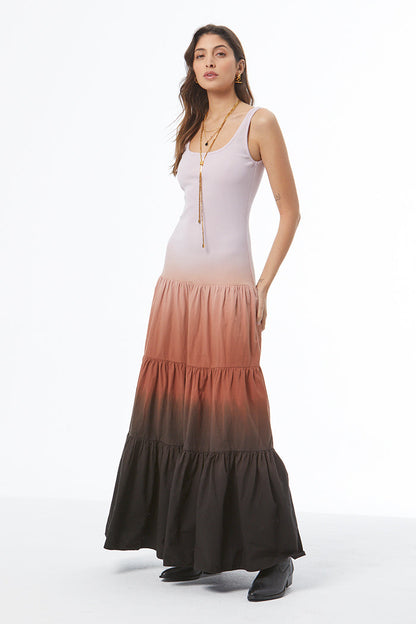 Gabbie Maxi Dress - Antique Violet Ombre