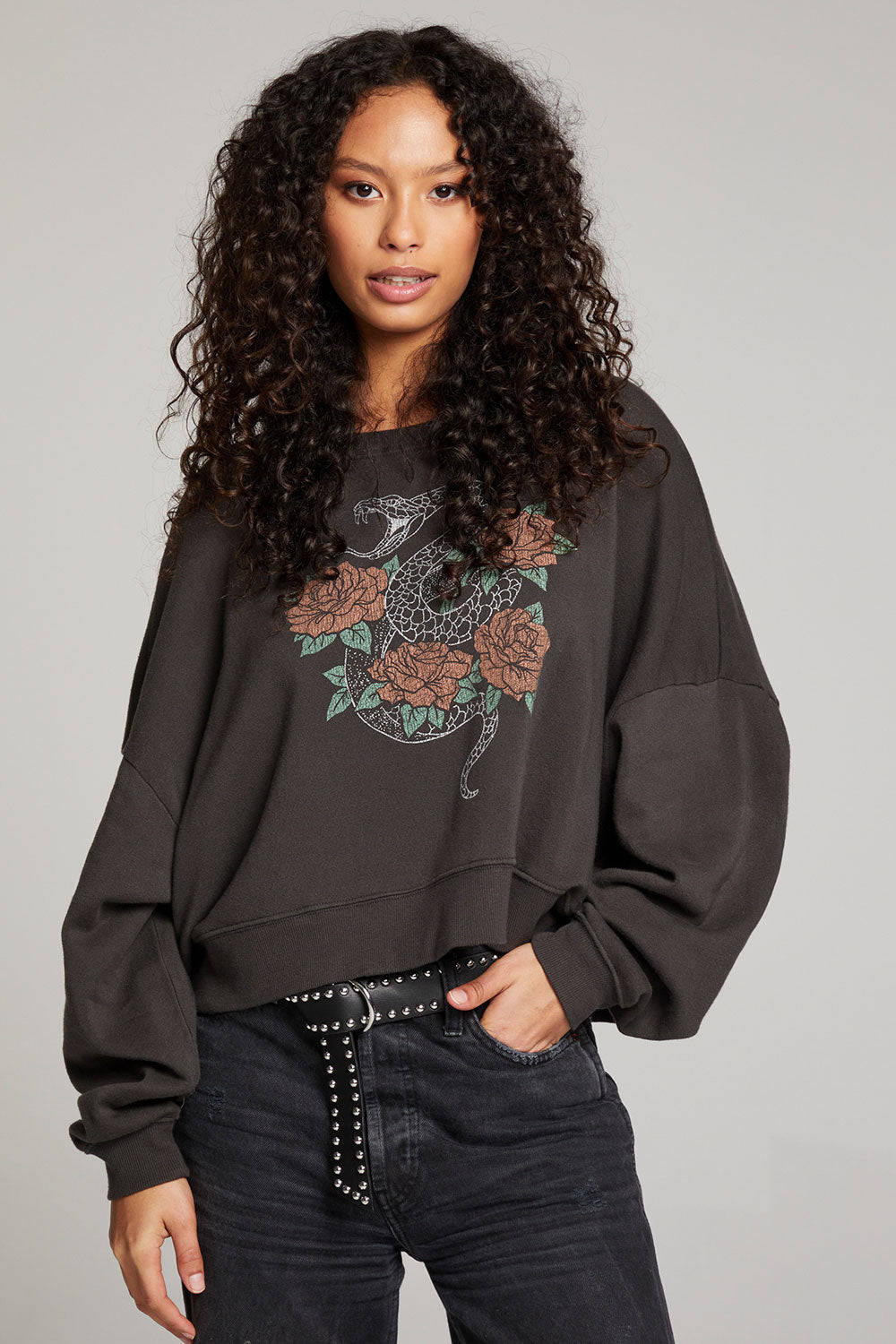 Snake & Roses Pullover