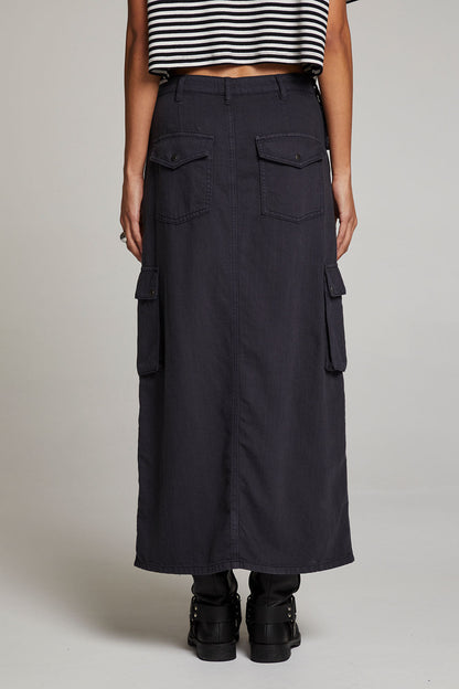 Tri Maxi Skirt - Licorice