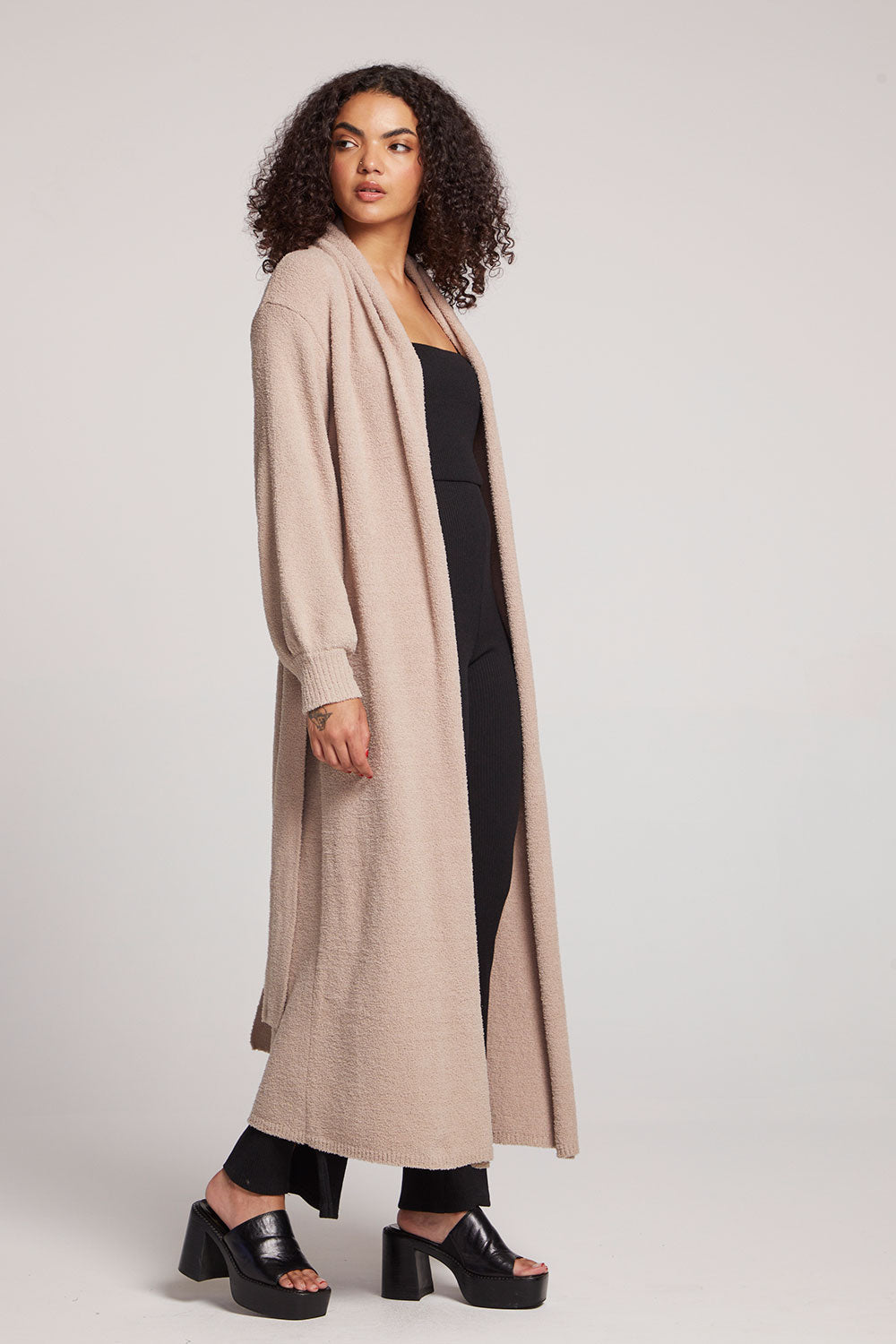 Eve Maxi Cardigan- Toasted Coconut