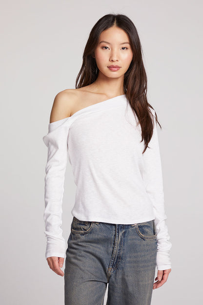 Nicola White Long Sleeve - White