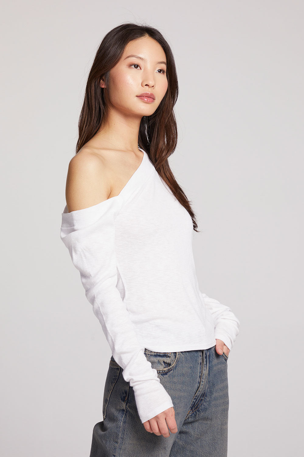 Nicola White Long Sleeve - White