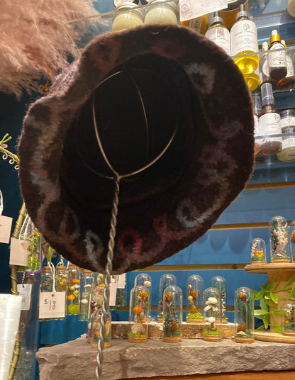 Brown Multi-Brim Hat * #20