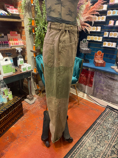 Custom Dyed Palmer Jeans - Breen