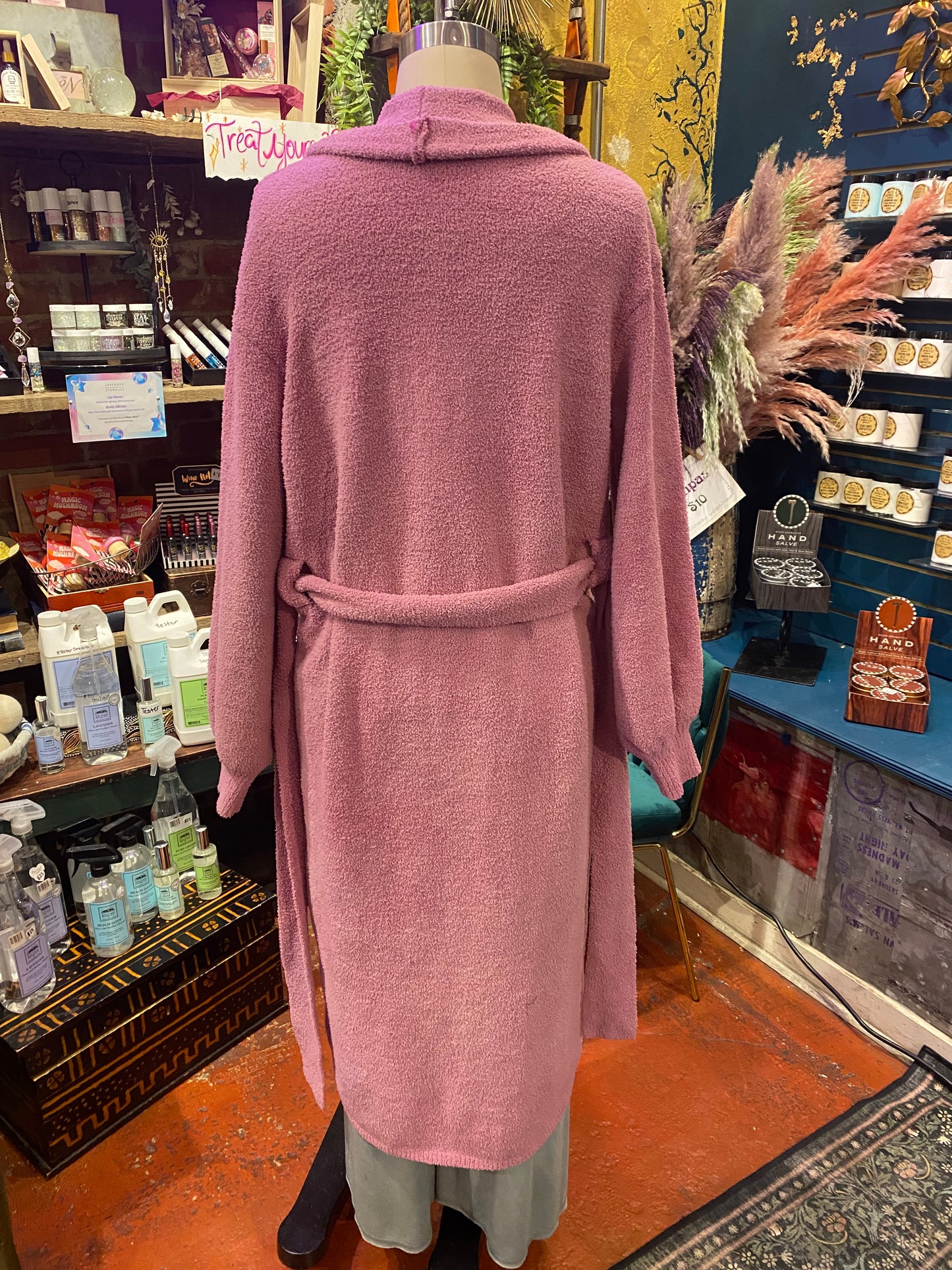 Custom Dyed Robe - Pink