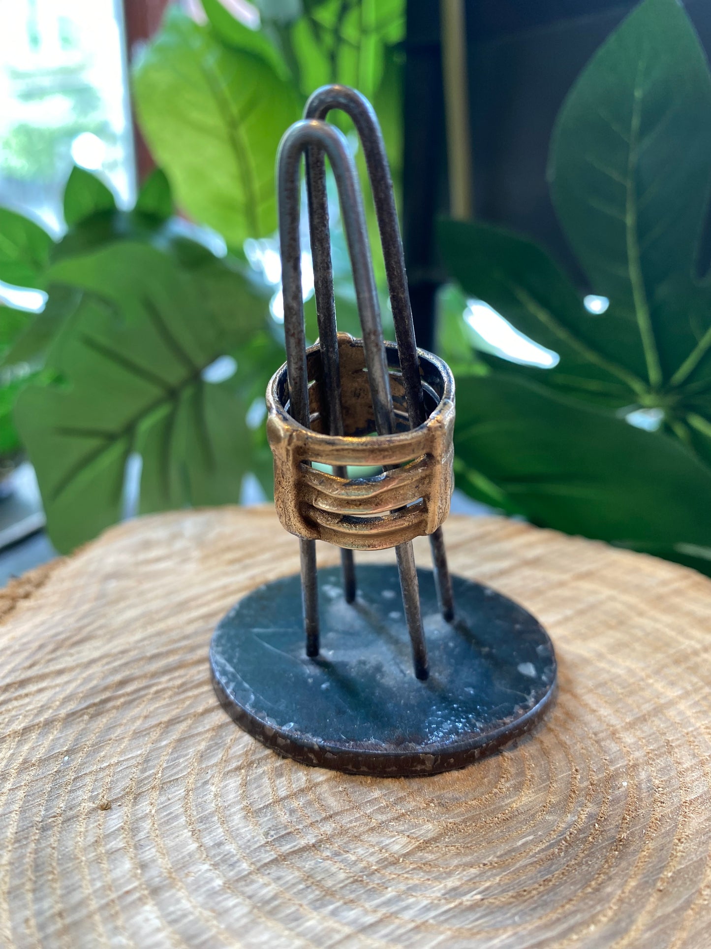 Bronze 3 Connected Ring Stack *425BR-12