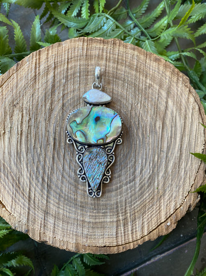 Abalone Of Sea Snail Pearl Pendant