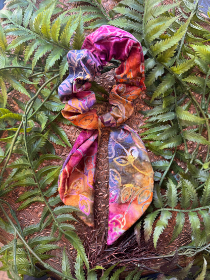Pink Batik Scrunchie Scarf #SS11*