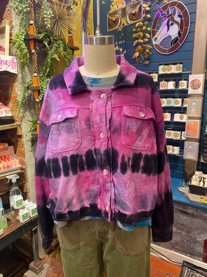 Custom Dyed Jacket - Purple