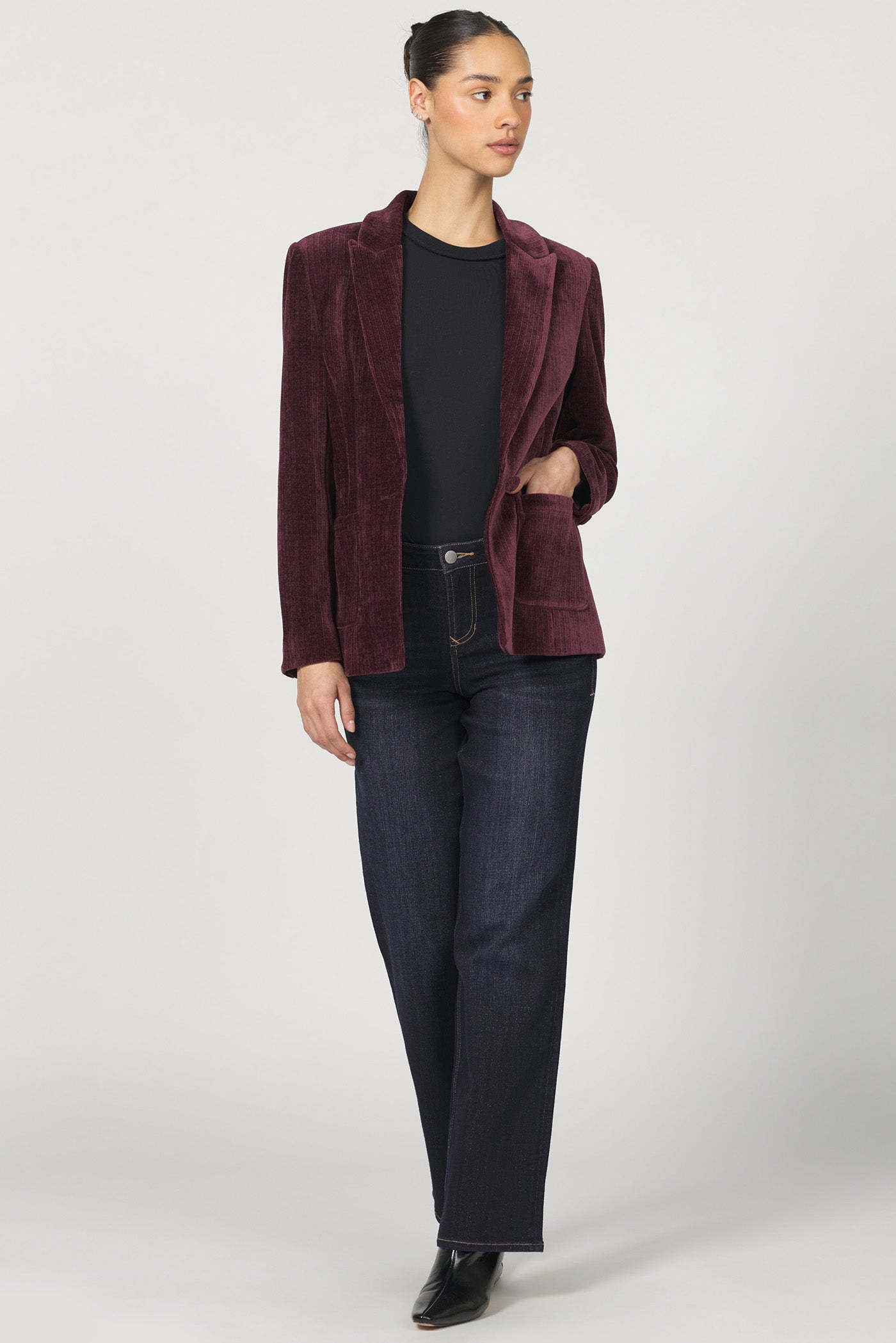 Elfi Blazer - Fig