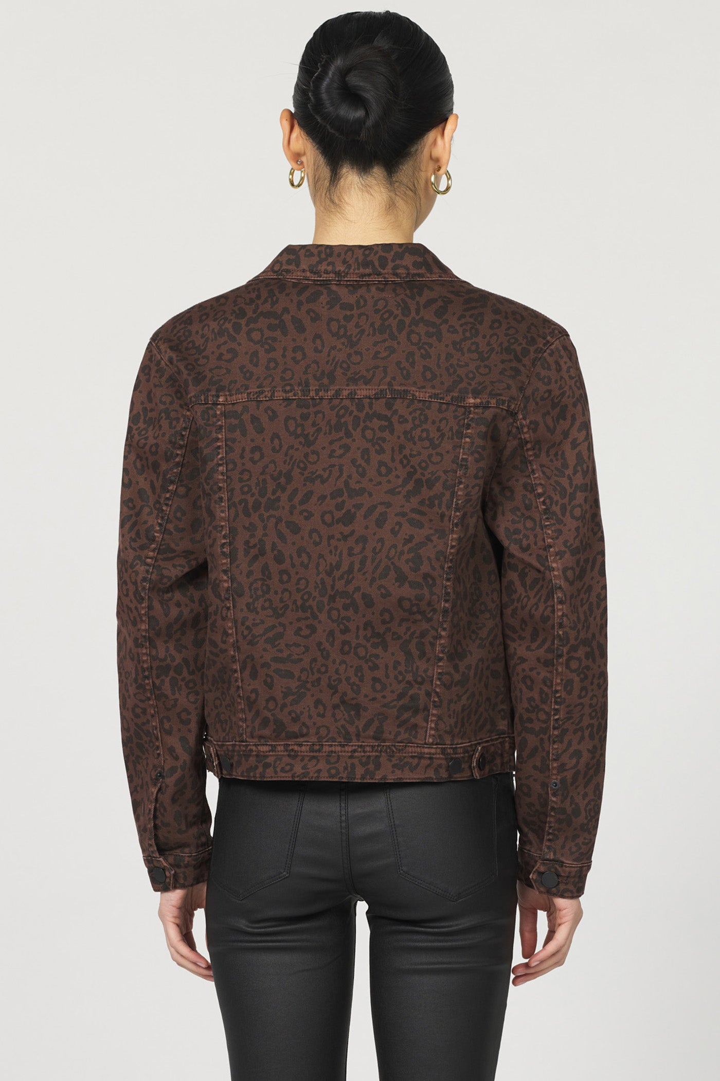 Ainsley Novelty Jacket - Brown Leopard