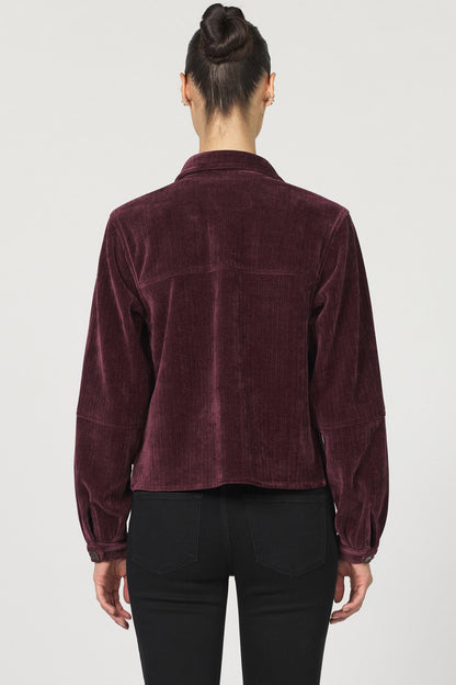 Gina Cropped Jacket - Fig