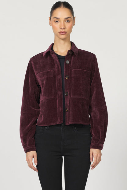 Gina Cropped Jacket - Fig