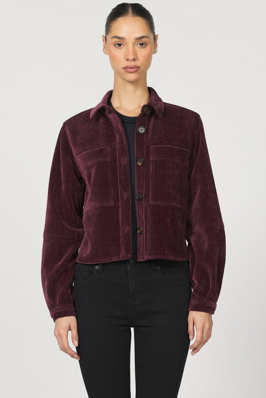 Gina Cropped Jacket - Fig