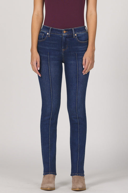 Blaire Mid Rise Straight Leg Jean - Palmira
