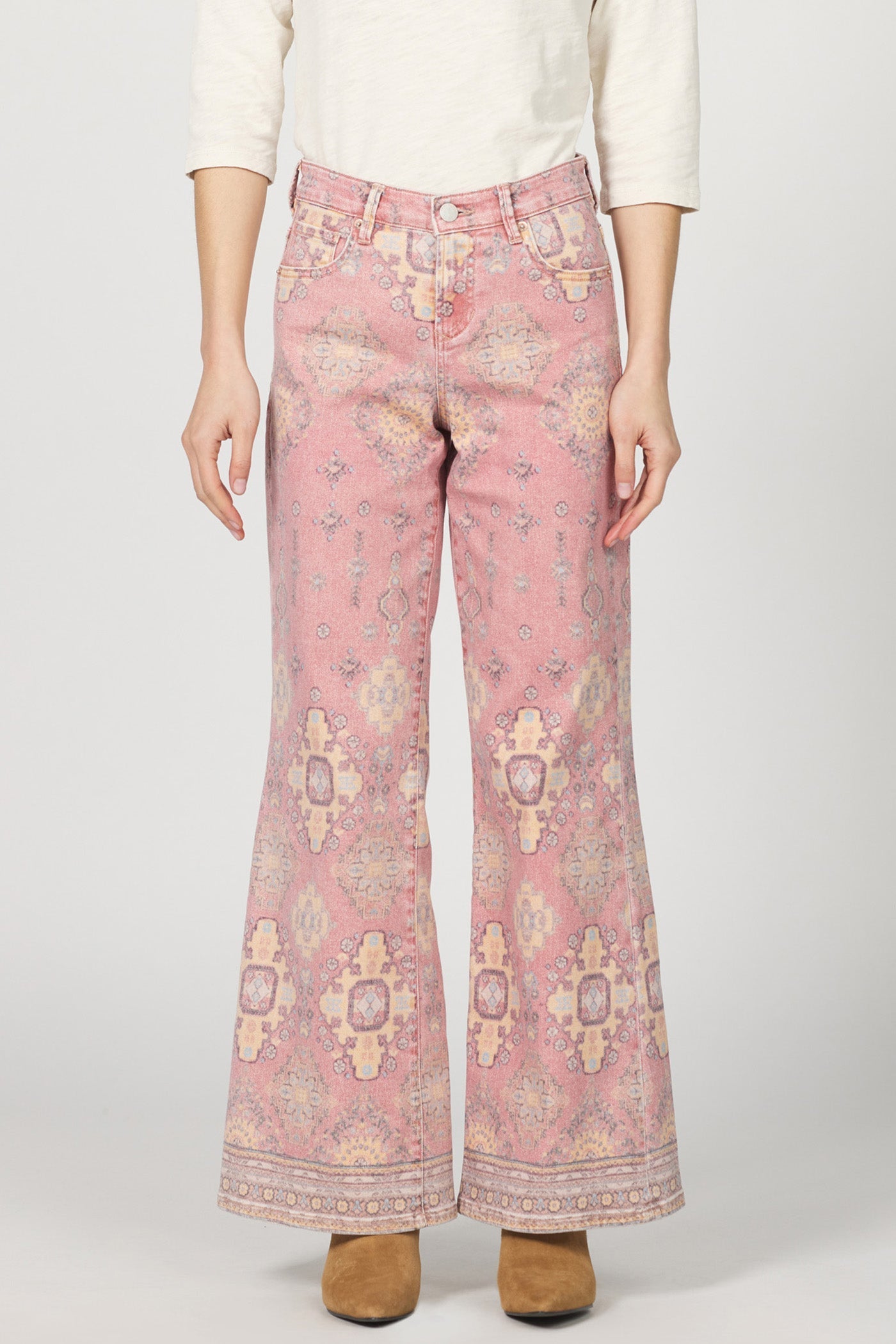 Micah Novelty Wide Leg - Tibetan Tapestry