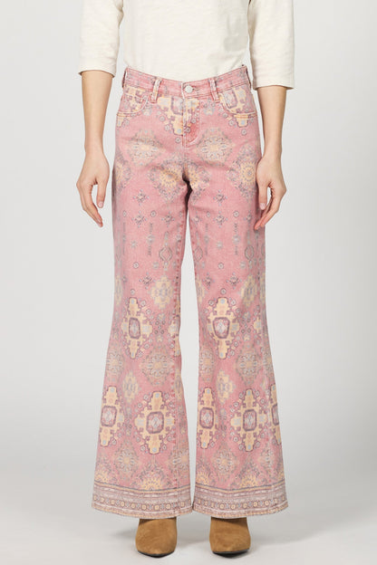 Micah Novelty Wide Leg - Tibetan Tapestry