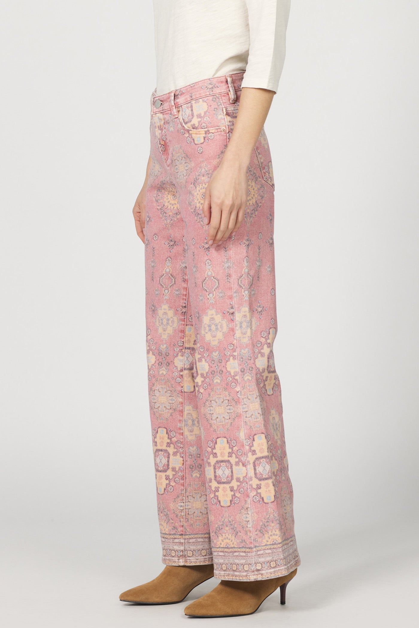 Micah Novelty Wide Leg - Tibetan Tapestry