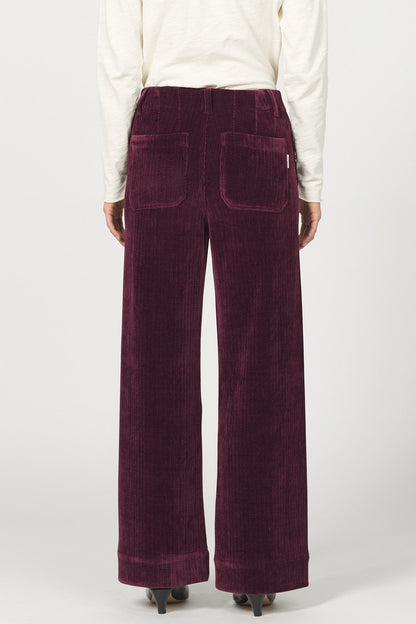 Audrey Wide Leg Corduroy Pant - Fig