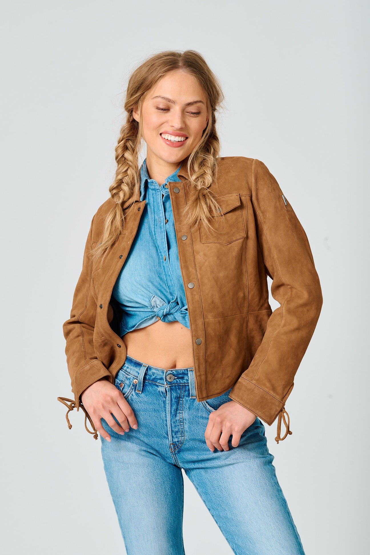 Women's Mahali RF Shacket - Dark Camel