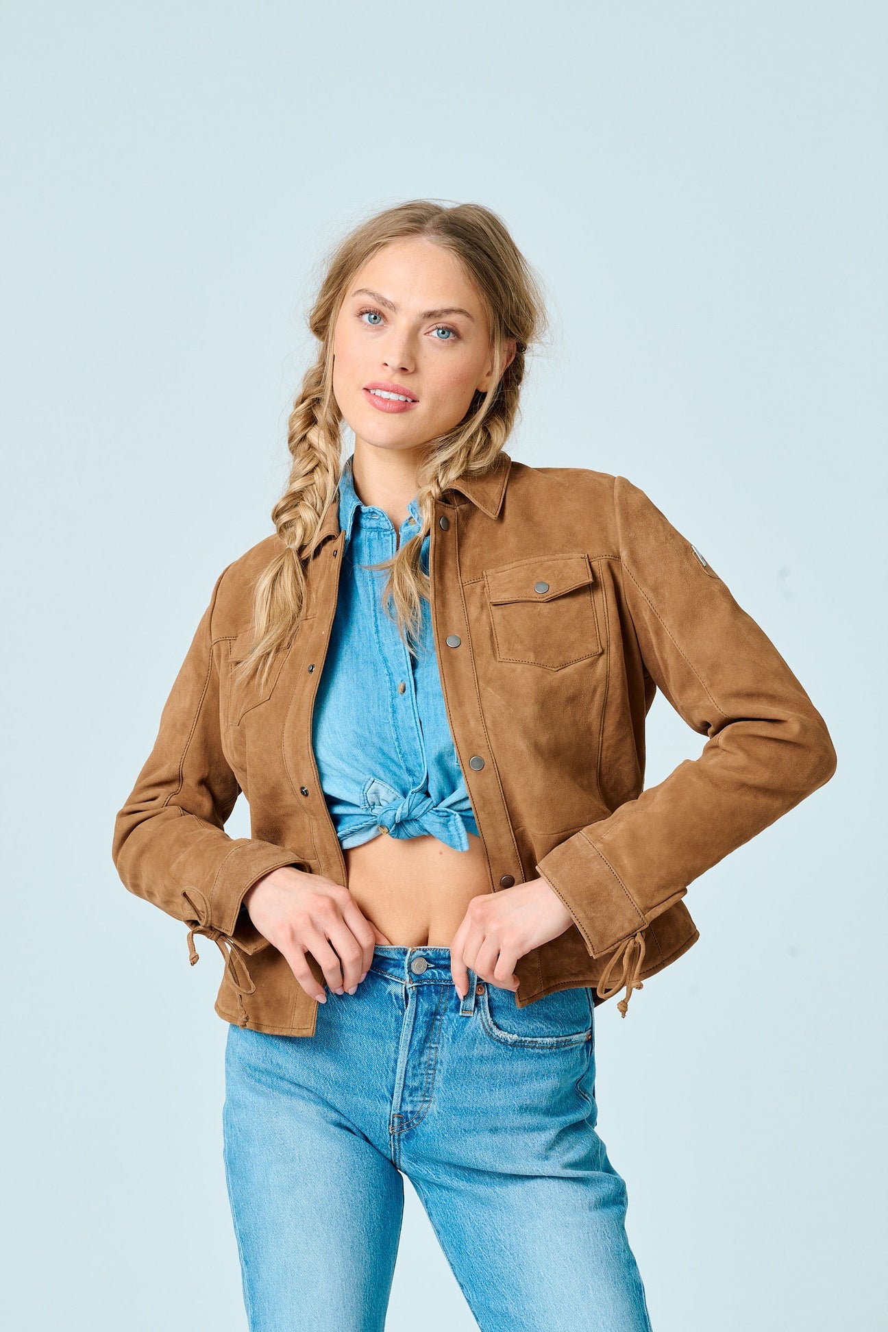 Women's Mahali RF Shacket - Dark Camel