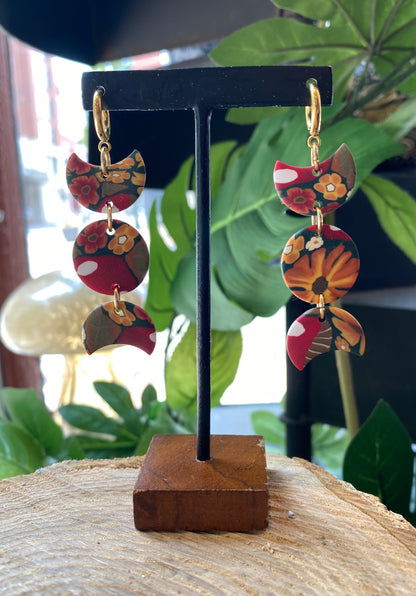 Triple Goddess Moon Dangles - Mushie Pattern *E07