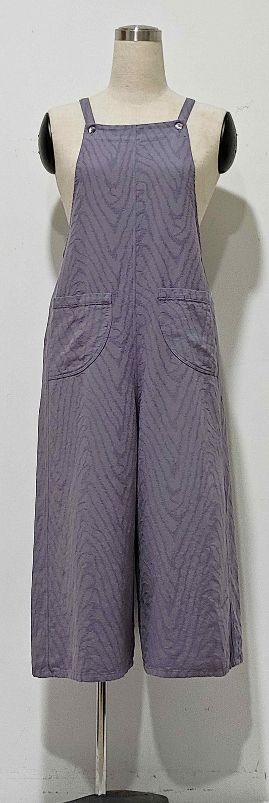 Wide Leg Jumpsuit - Purple