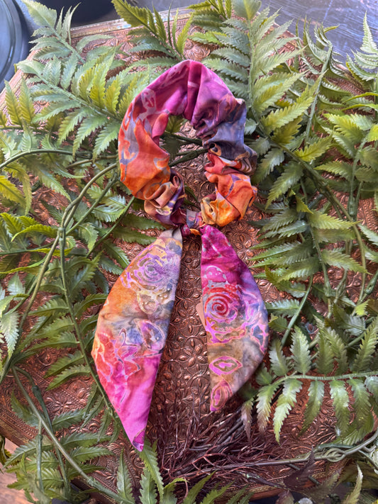 Pink Batik Scrunchie Scarf #SS11*