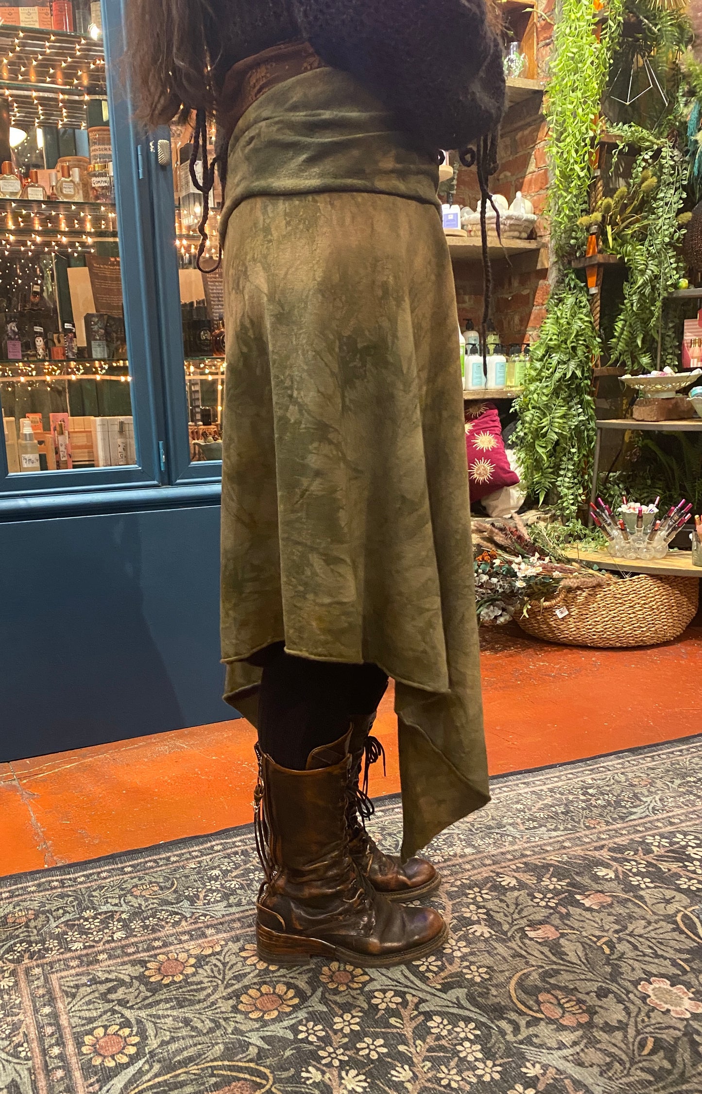 Minxi Athena Skirt - Green #1