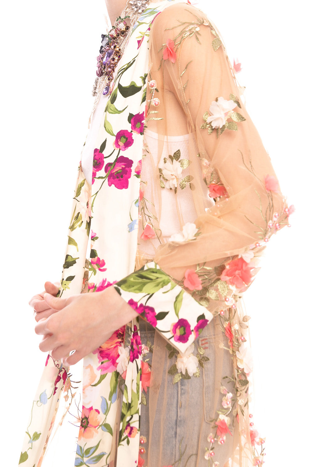 Floral Fantasy Kimono - La De Da