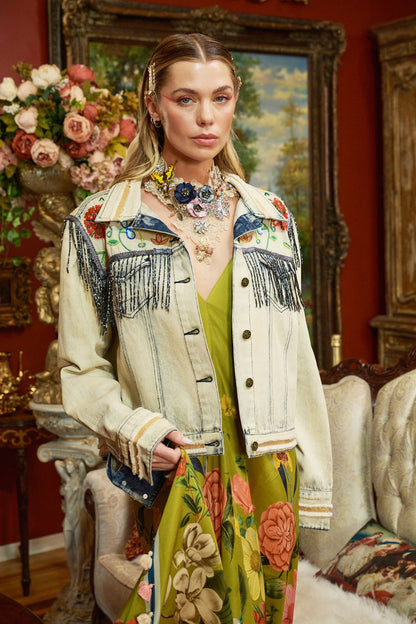 Country Queen Embellished Denim Jacket