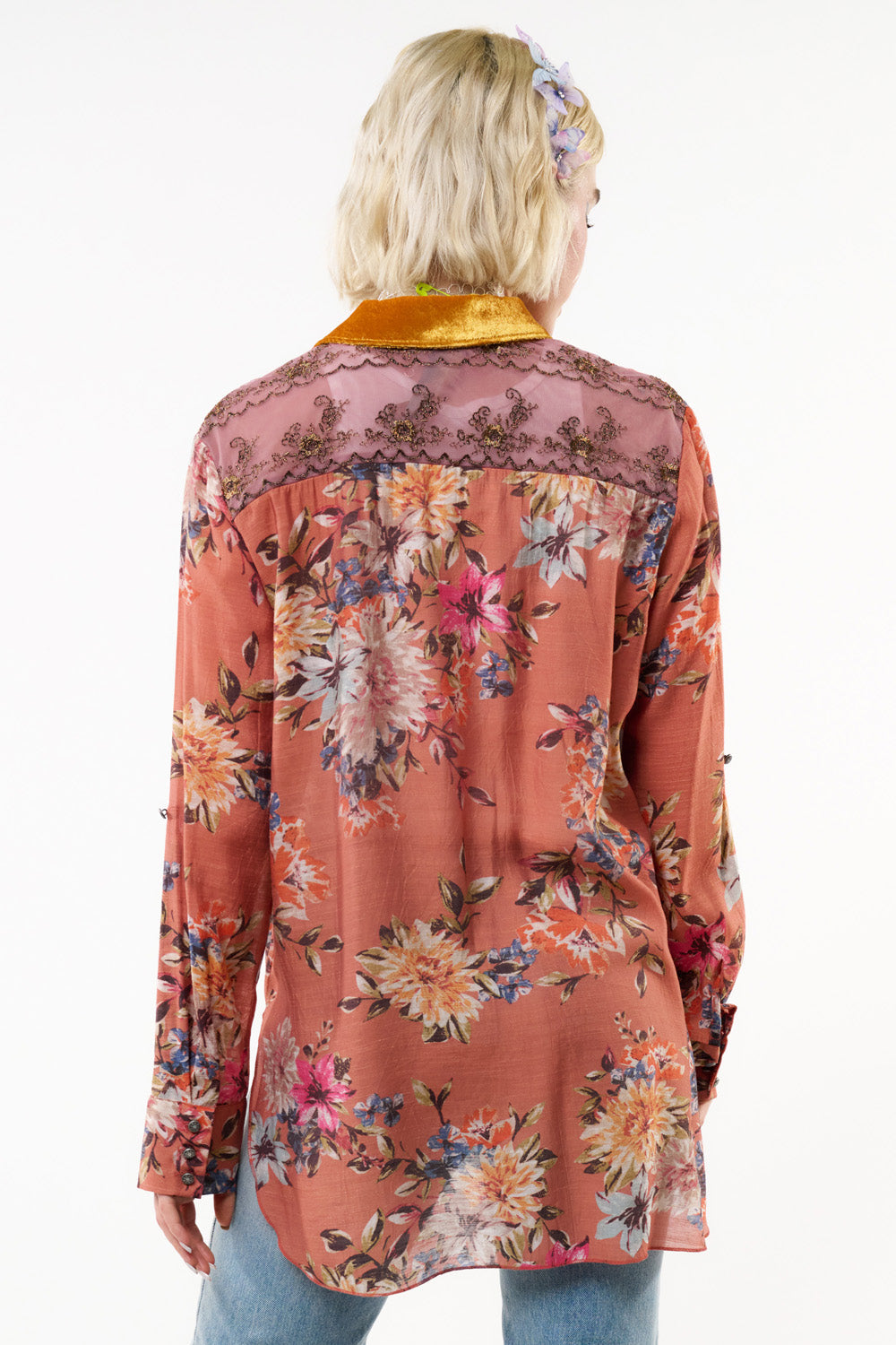 Gardenia Embroidered Shirt