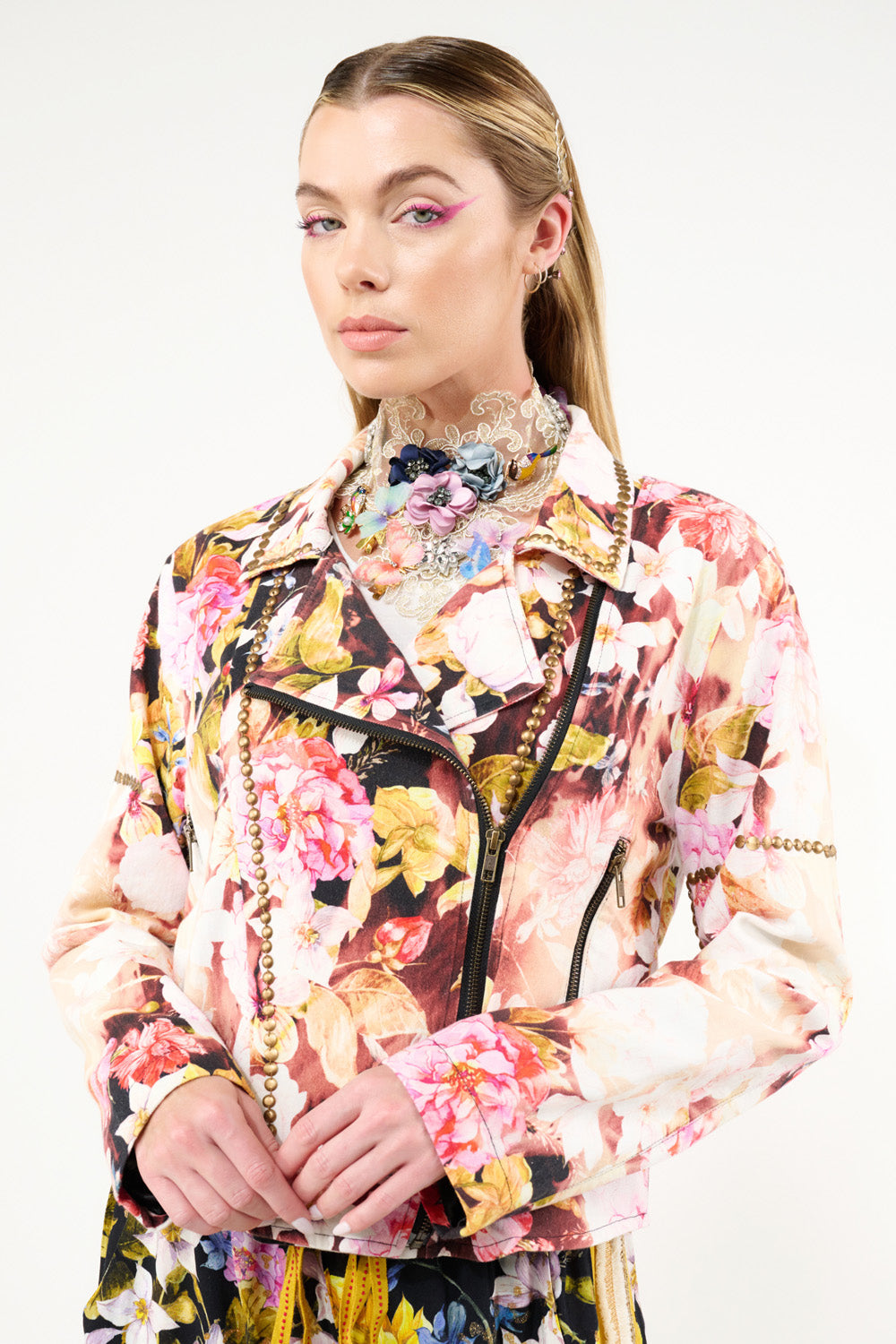 Flower Bomb Jacket - Night Floral
