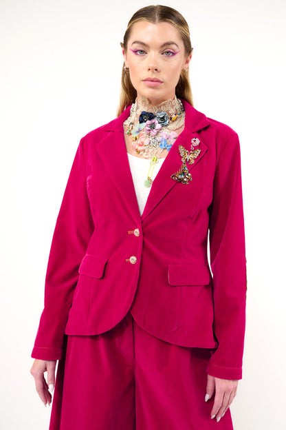Jovie Blazer - Fuchsia