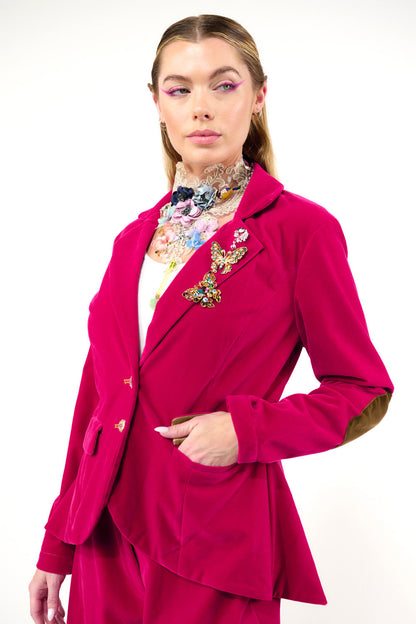 Jovie Blazer - Fuchsia