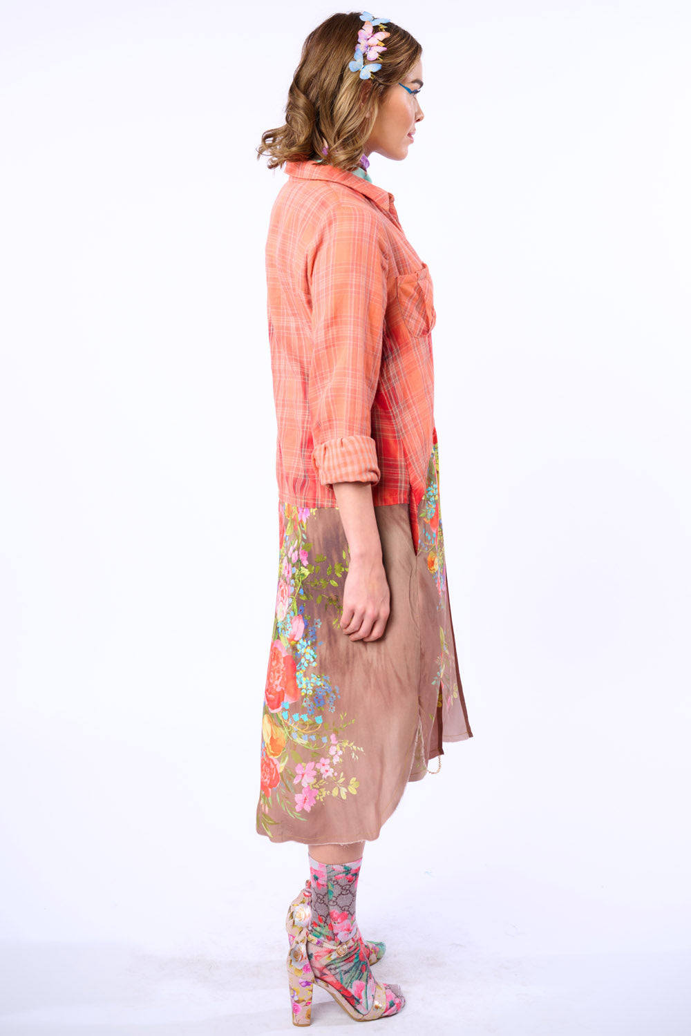 Scarlet Tunic - Washed Copper Rose