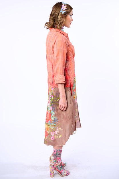 Scarlet Tunic - Washed Copper Rose