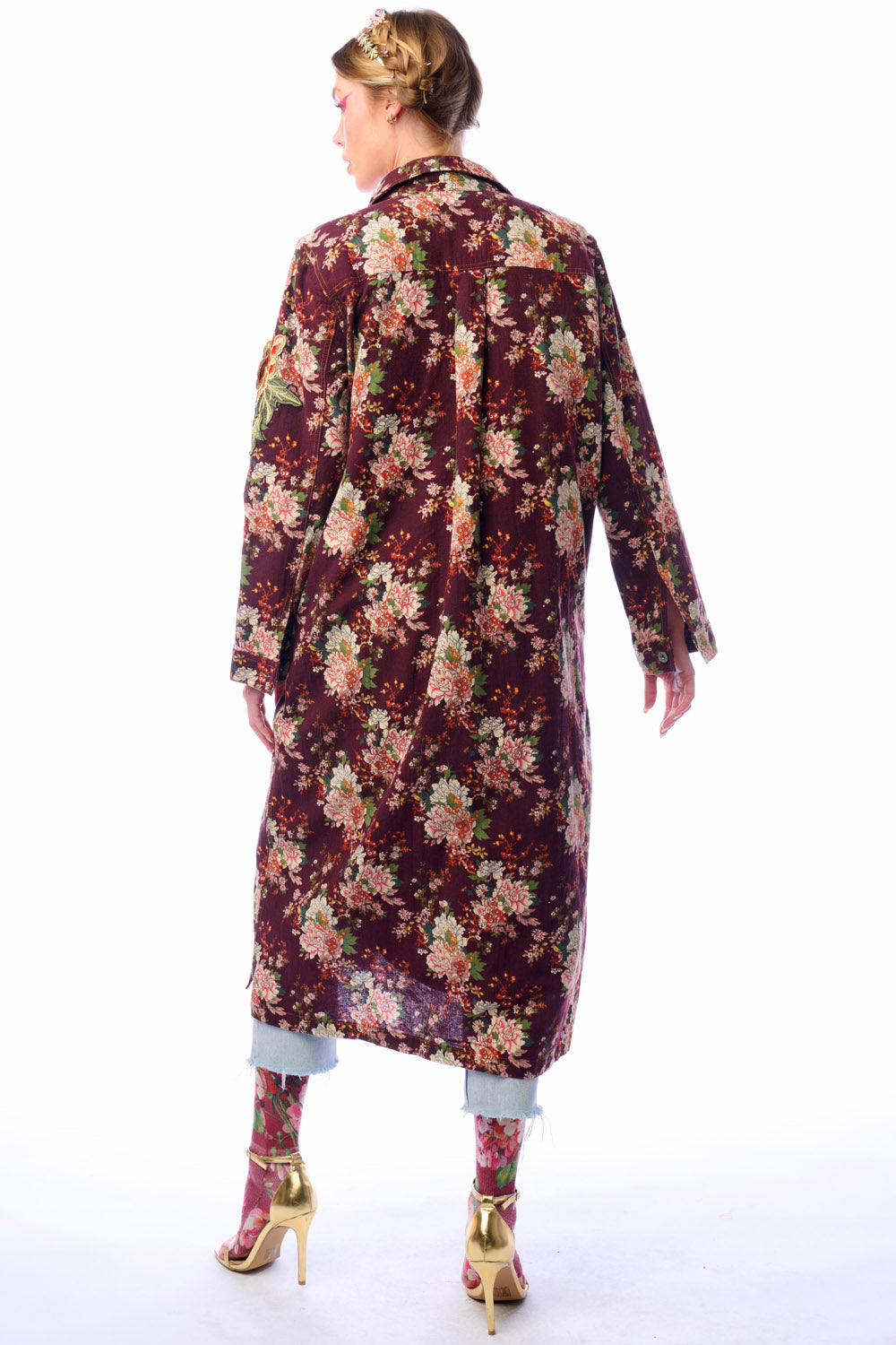 Cara Delvinge Coat - Vintage Burgundy