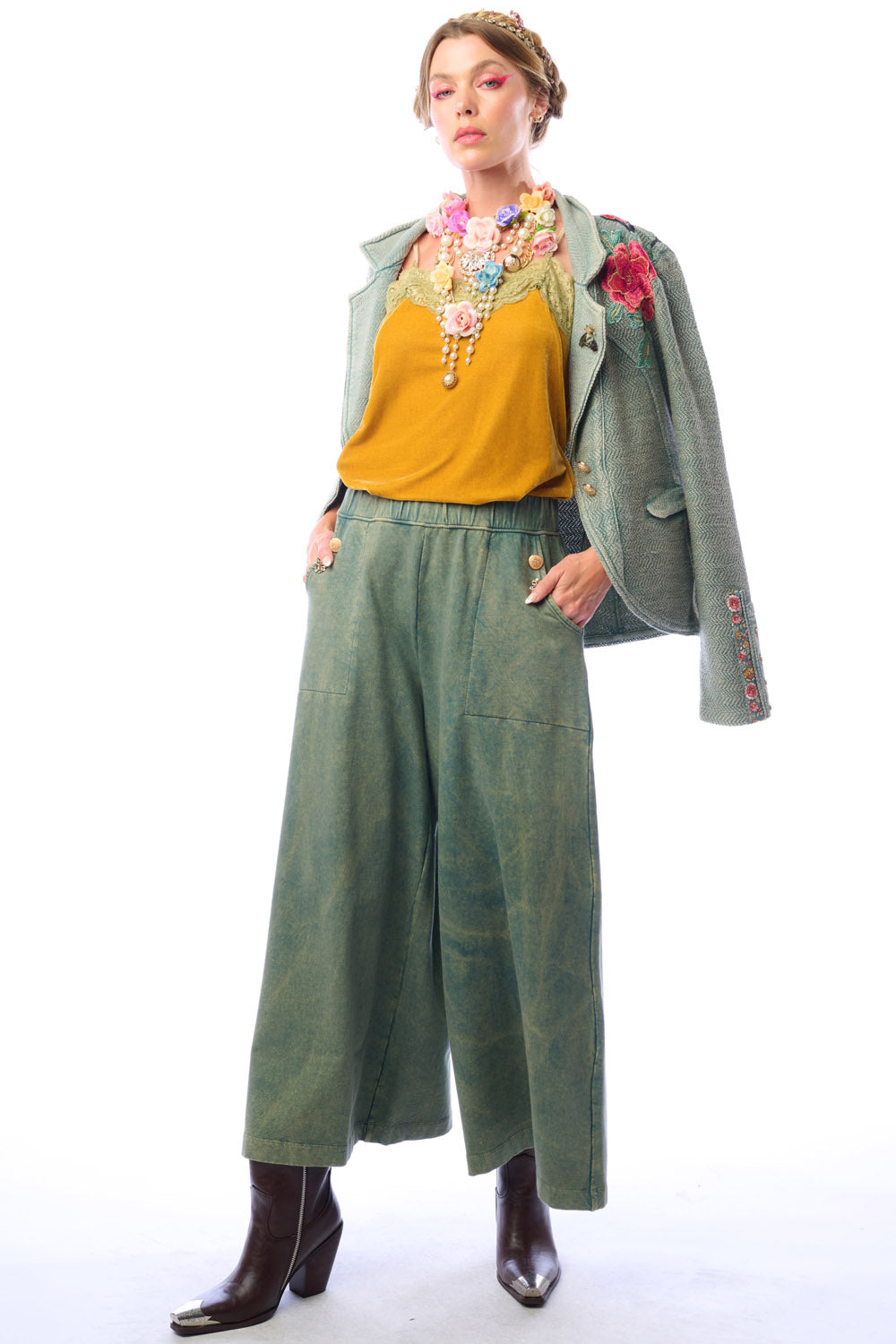 Alba Pants - Army Wash