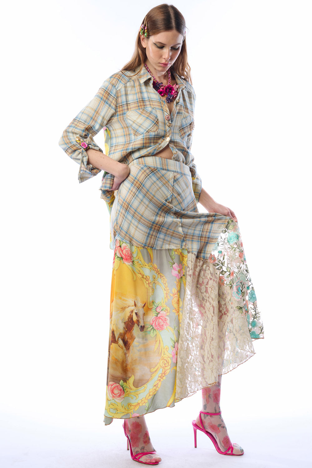 The Rosemary _ Western Blend Skirt