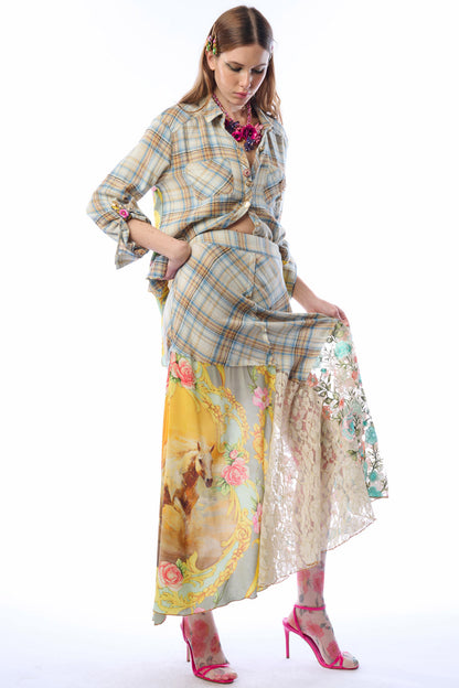 The Rosemary _ Western Blend Skirt